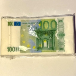 Servetėlės Pinigai 100€